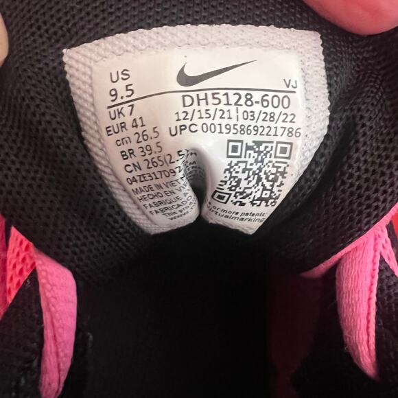 Nike Air Max Bliss Shoes Women's 9.5 Laser Pink/White/Solar Red Run DH5128 600 - Picture 10 of 11